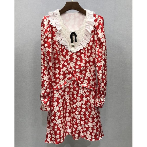 Flower temperament dress lady - Picture 1 of 10